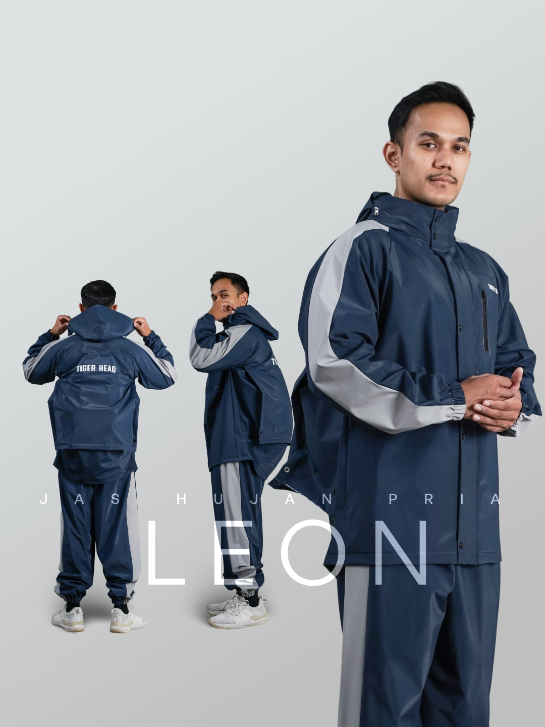 Jas Hujan Stelan Leon